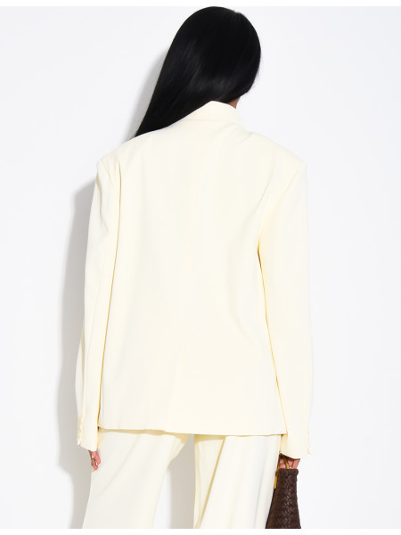 Oversize-Blazer mit doppelter Knopfleiste