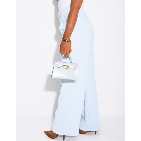 Pantalon de tailleur coupe droite