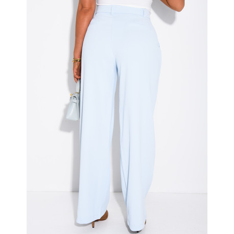 Pantalon de tailleur coupe droite