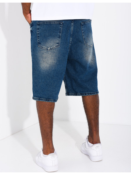Short en jeans