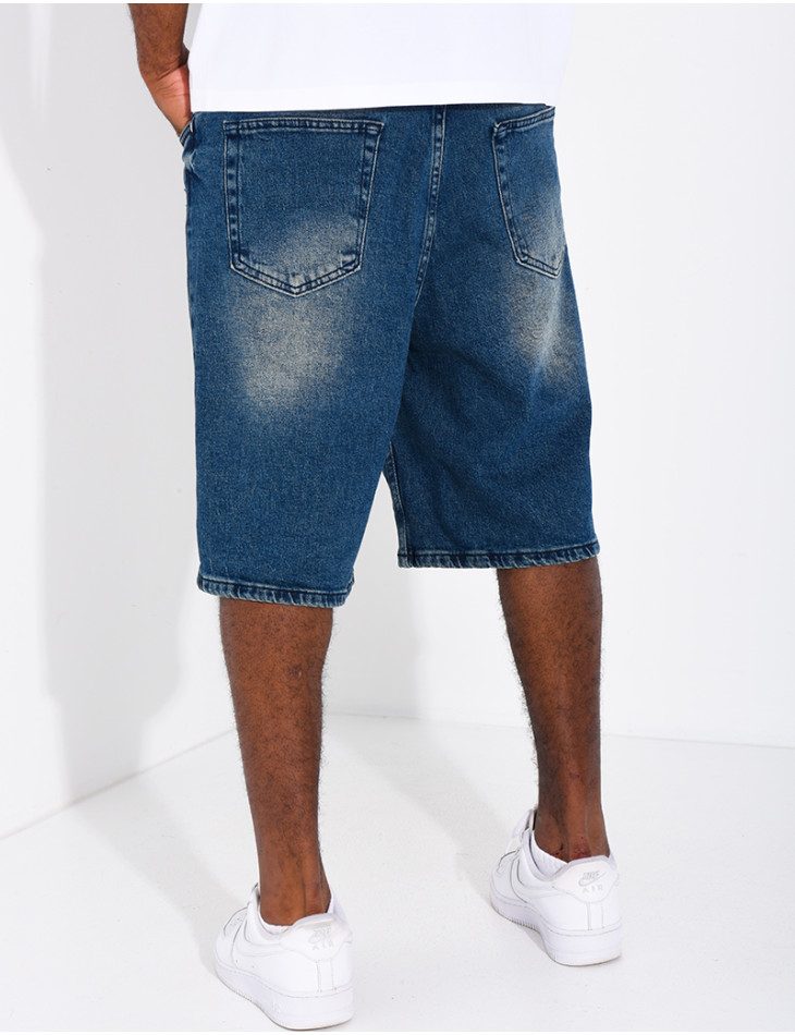Short en jeans