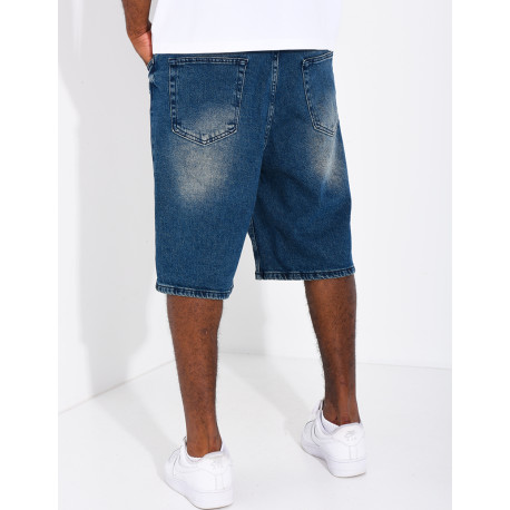 Short en jeans
