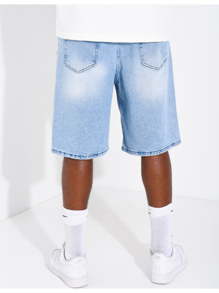 Short en jeans