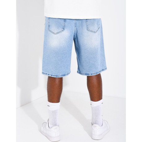 Short en jeans