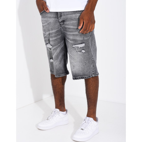 Short en jeans