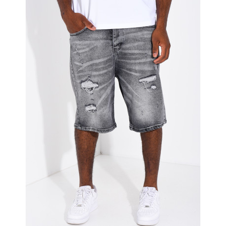 Short en jeans