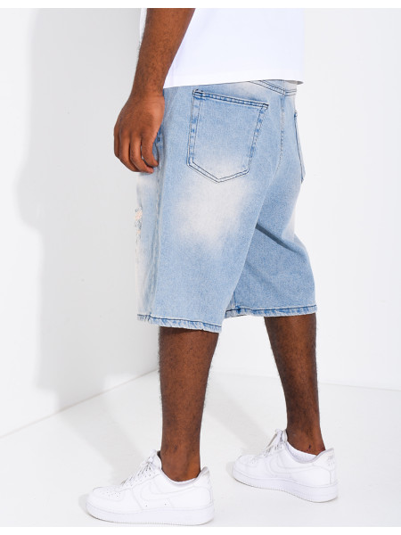 Short en jeans