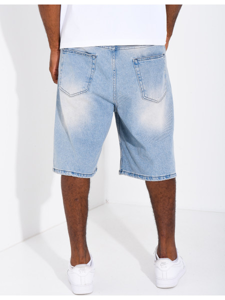 Short en jeans