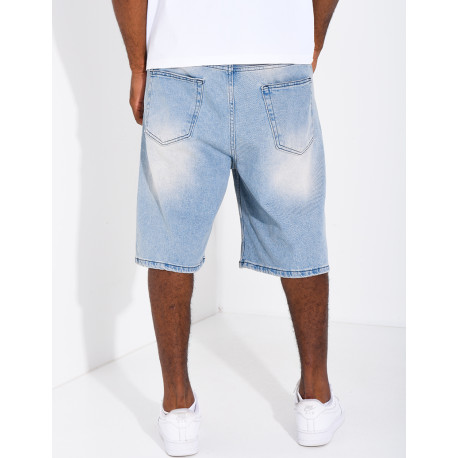 Short en jeans