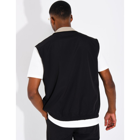 Veste sans manches reversible