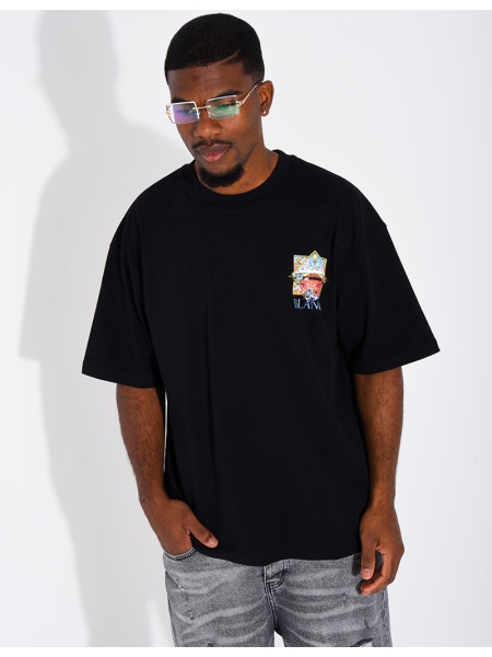 T-shirt "Blanca" terrain de tennis