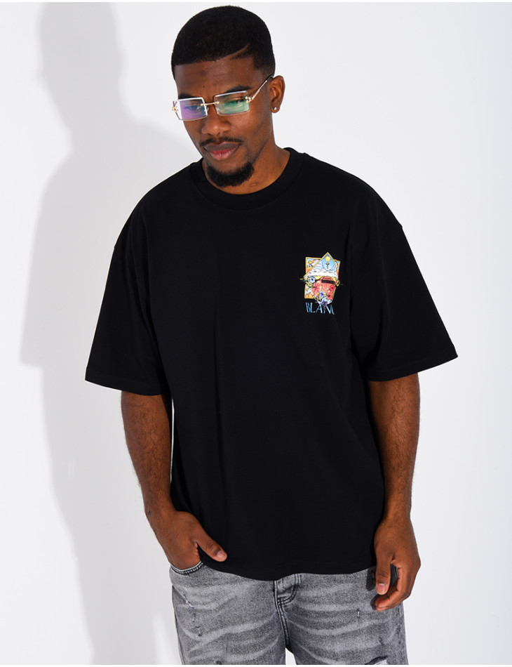 T-shirt "Blanca" terrain de tennis