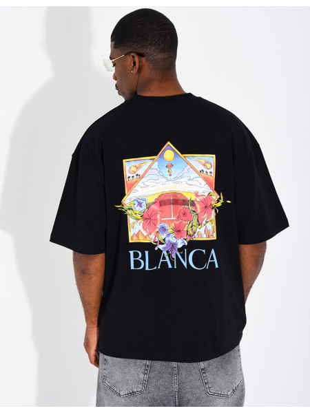 T-shirt "Blanca" terrain de tennis