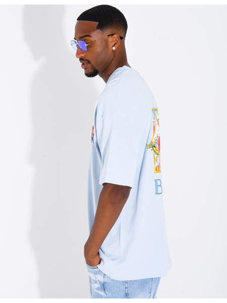 T-shirt "Blanca" terrain de tennis