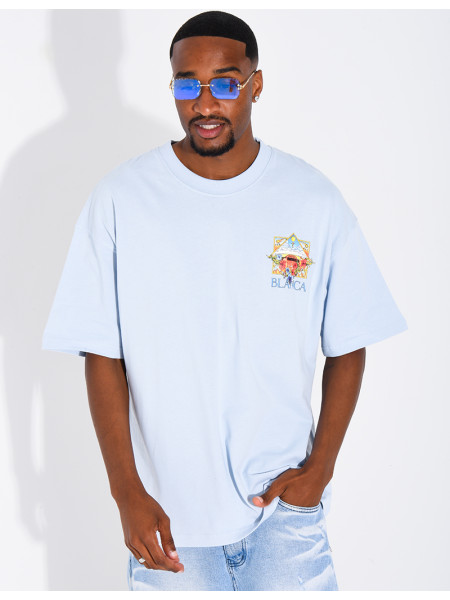 T-shirt "Blanca" terrain de tennis