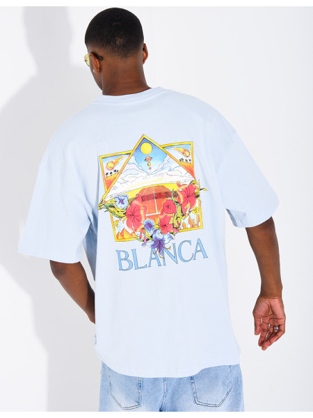 T-shirt "Blanca" terrain de tennis
