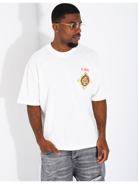 T-shirt "Casa" motif doré
