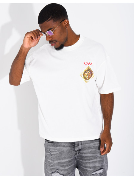 T-shirt "Casa" motif doré