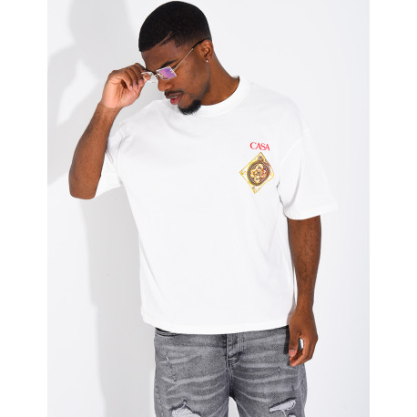 T-shirt "Casa" motif doré