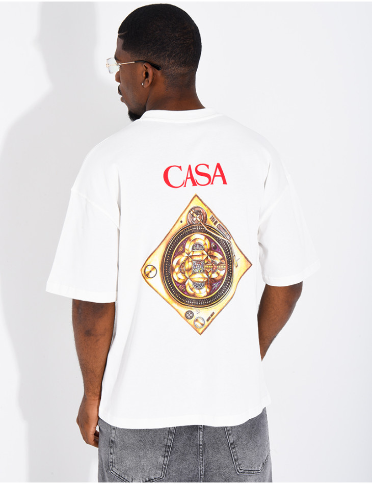 T-shirt "Casa" motif doré