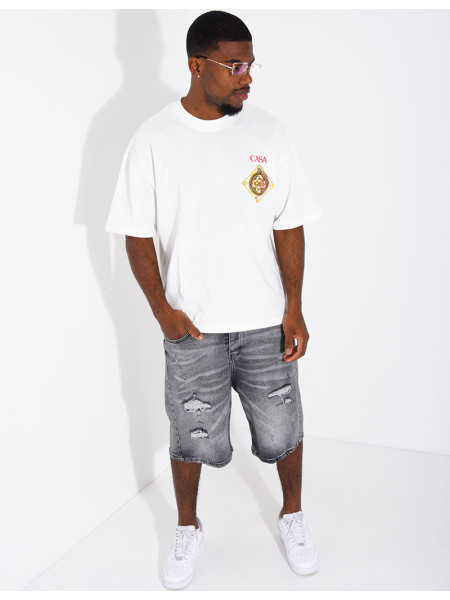 T-shirt "Casa" motif doré