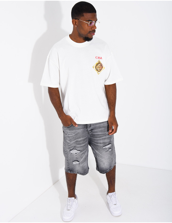 T-shirt "Casa" motif doré