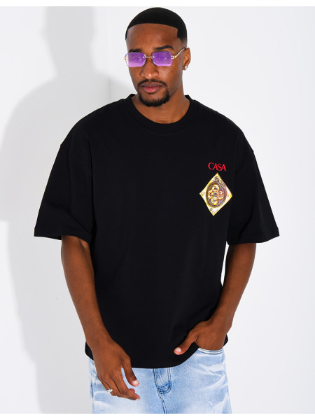 T-shirt "Casa" motif doré