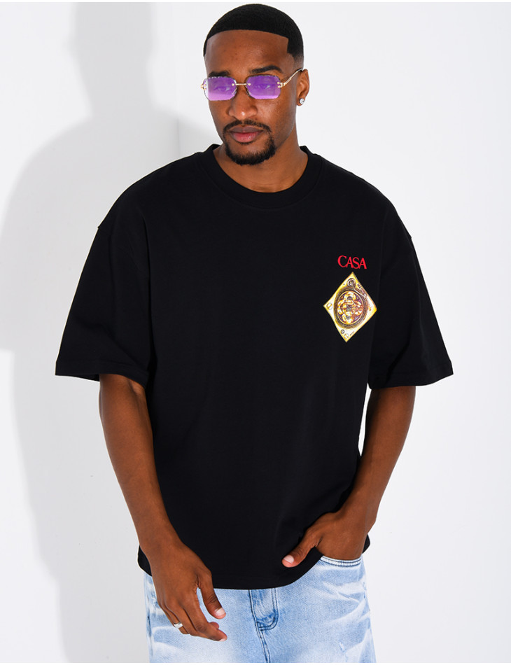 T-shirt "Casa" motif doré