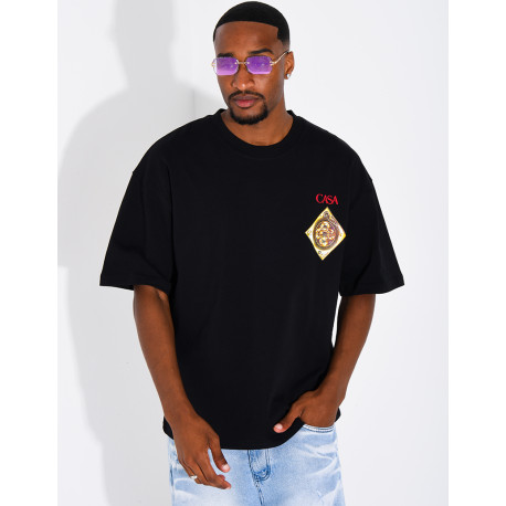 T-shirt "Casa" motif doré