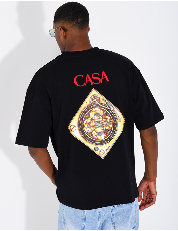 T-shirt "Casa" motif doré