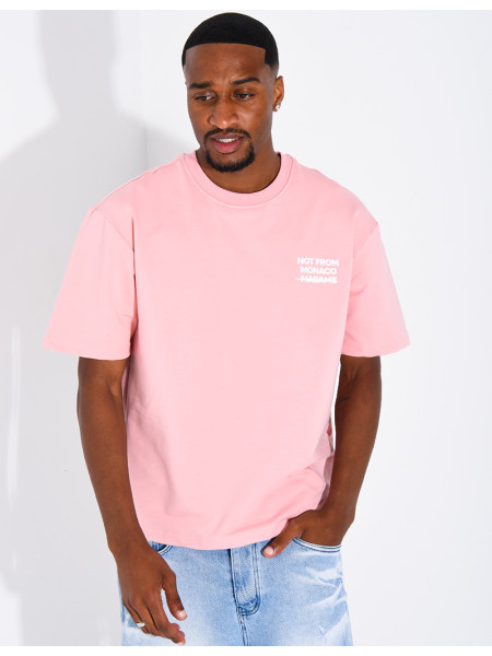 T-shirt "Not from Monaco madame"