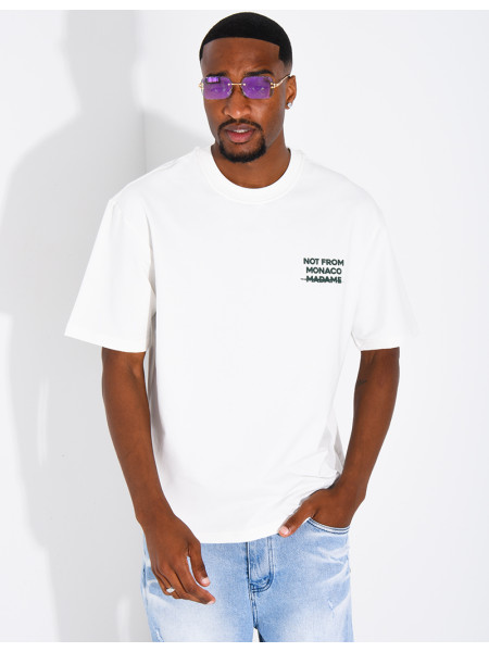 T-shirt "Not from Monaco madame"