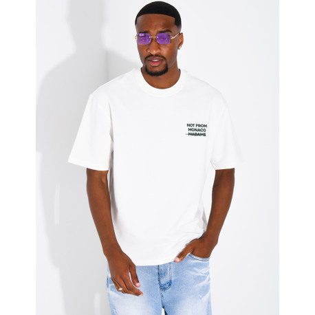 T-shirt "Not from Monaco madame"