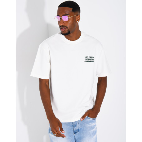 T-shirt "Not from Monaco madame"