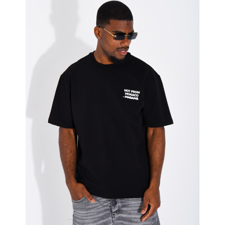 T-shirt "Not from Monaco madame"