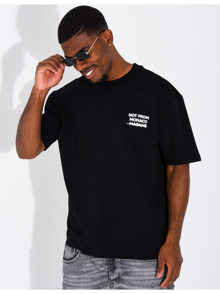 T-shirt "Not from Monaco madame"