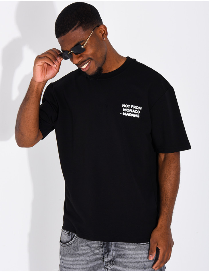 T-shirt "Not from Monaco madame"