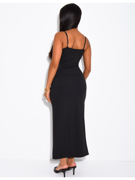 Ruched strapless dress