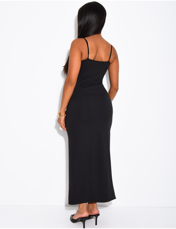 Ruched strapless dress