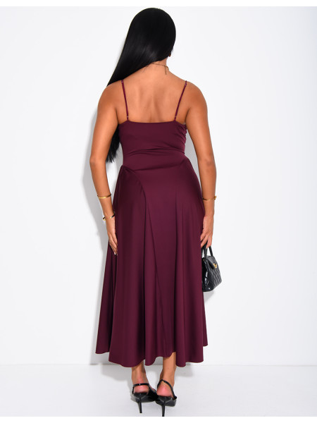 Draped Strapless Dress