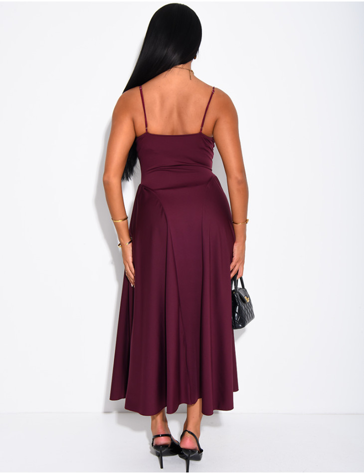 Draped Strapless Dress