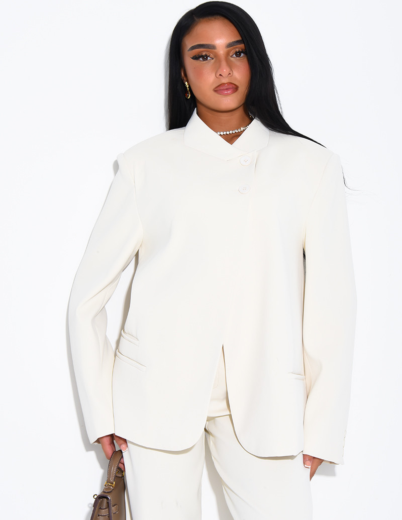 Blazer oversize à...