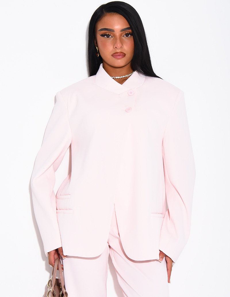 Oversize-Blazer mit...
