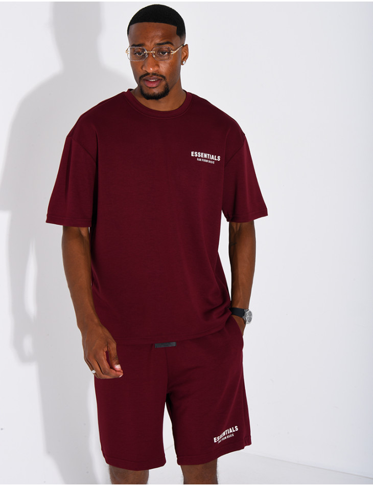 Ensemble short et t-shirt "Essentials"