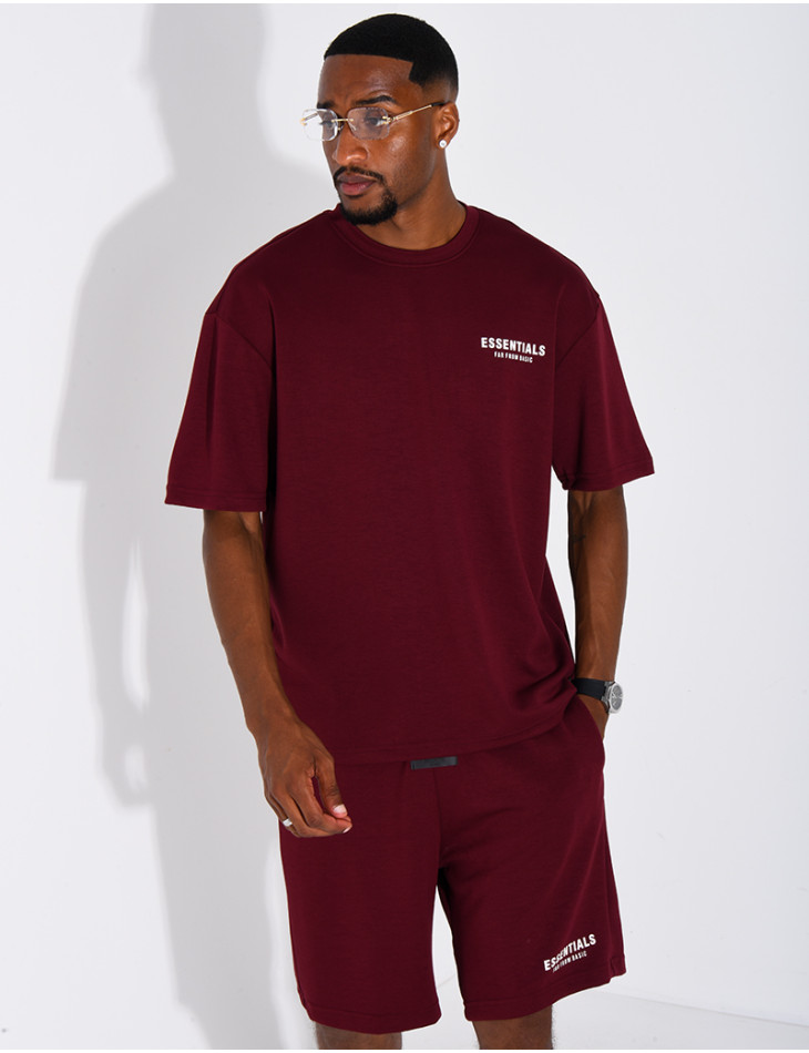 Ensemble short et t-shirt "Essentials"