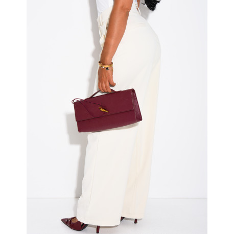 Pantalon de tailleur coupe droite