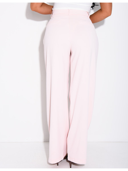 Pantalon de tailleur coupe droite
