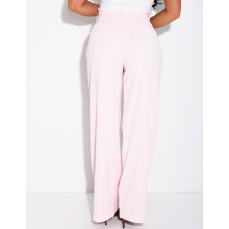 Pantalon de tailleur coupe droite
