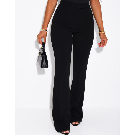 Pantalon de tailleur taille haute