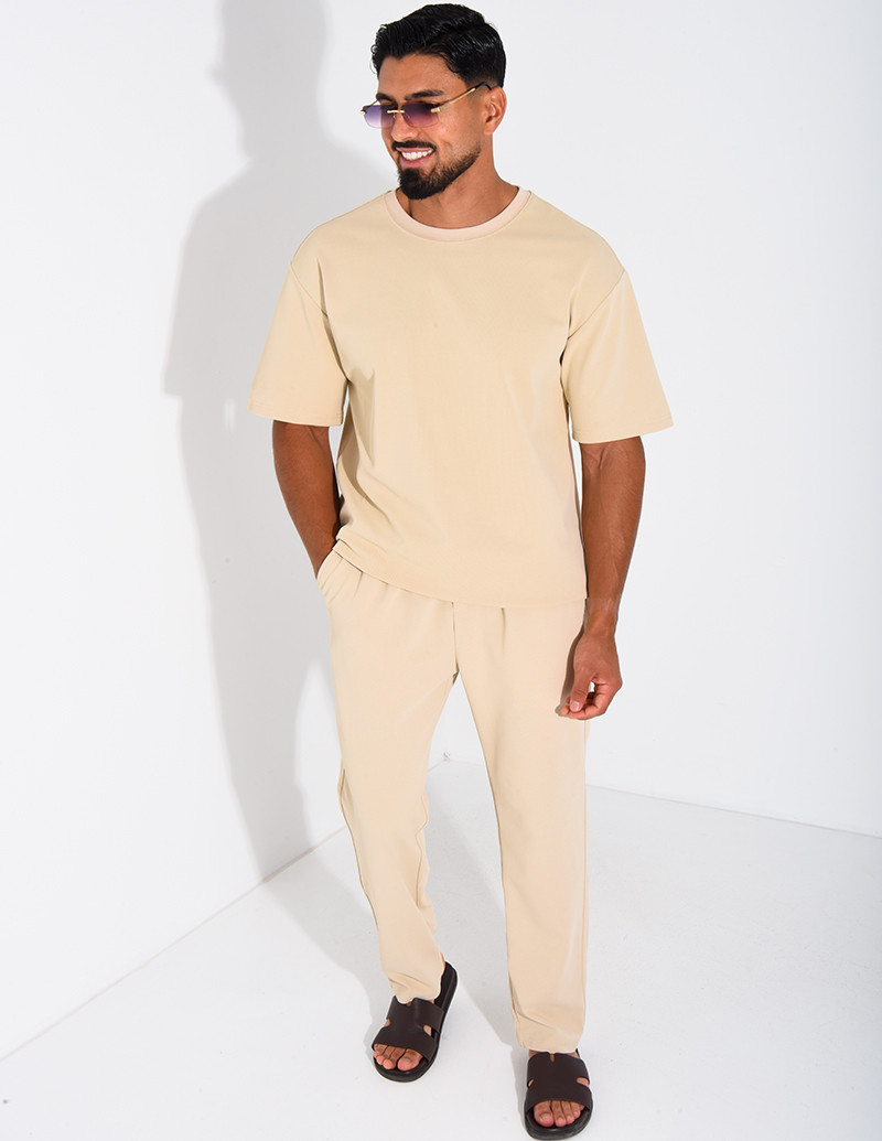 Ensemble texturé pantalon...